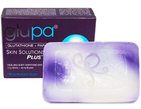Glupa Glutathne + Papaya Skin Whitening Soap (135g)