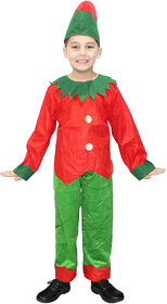 Kaku Fancy Dresses Fairy Tales Elfs Costume -Red  Green,  For Boys