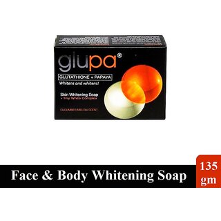 Papaya Skin Whitening Glutathne Glupa Soap (135g)