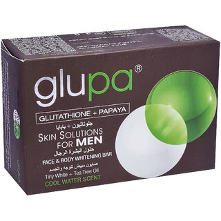 Glupa Men Glutathne + Papaya Skin Solutions Soap - 135g