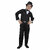 Kaku Fancy Dresses Comic Character Charlie Chaplin Costume -Black  White For Boys