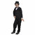 Kaku Fancy Dresses Comic Character Charlie Chaplin Costume -Black  White For Boys