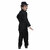 Kaku Fancy Dresses Comic Character Charlie Chaplin Costume -Black  White For Boys