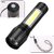 PROTOS INDIA.NET  Tactical Flashlight + Desk Lamp with Green Box Zoomable USB Rechargeable Torch 3 Modes Dual COB Waterproof Flashlight Zoom Aluminum Super Bright Torch