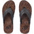 Flip X New Design Men Faux Leather Flip Flop With Contrast Strap