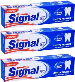 Signal Cavity Fighter Toothpaste - 100ml (Pack Of 3)