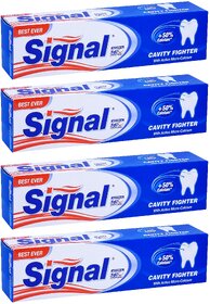 Signal Cavity Fighter Toothpaste - 100ml (Pack Of 4)