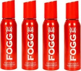 Fogg Napolean body spray deodorant for men long lasting no gas deo pack of 4 Deodorant Spray - for Men (480 ml, Pack of 4)
