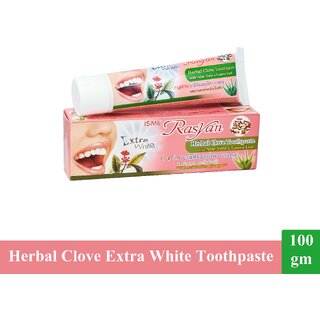 ISME Rasyan Herbal Extra White Toothpaste - Pack Of 1 (100g)