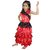 Kaku Fancy Dresses Spanish Girl Global Ethnic Costume -Red  Black, For Girls