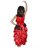 Kaku Fancy Dresses Spanish Girl Global Ethnic Costume -Red  Black, For Girls