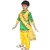 Kaku Fancy Dresses  Punjabi Girl Costume for Kids/ Salwar Suit with Dupatta For Girl Costume - Green  Yellow