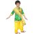 Kaku Fancy Dresses  Punjabi Girl Costume for Kids/ Salwar Suit with Dupatta For Girl Costume - Green  Yellow