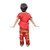 Kaku Fancy Dresses Ethnic Bharatnatyam Dance Costume -Red, For Girls