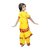 Kaku Fancy Dresses Ethnic Bharatnatyam Dance Costume -Yellow ,For Girls