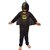 Kaku Fancy Dresses Batman Super Hero Costume -Black, for Boys