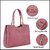 LAIK Handbags for Women| Premium PU Leather Shoulder Bags| Latest Trendy Design Bag| Top Handle Stylish Bag For Ladies | Pink