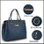 LAIK Premium PU Leather Handbags for Women  Crossbody Bags for Women  Top Handle Shoulder Bag  Trendy Handbag for Women  Adjustable  Detachable Sling Strap Blue