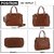 LAIK Premium PU Leather Handbags for Women  Crossbody Bags for Women  Top Handle Shoulder Bag  Trendy Handbag for Women  Adjustable  Detachable Sling Strap Brown