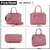 LAIK Premium PU Leather Handbags for Women  Crossbody Bags for Women  Top Handle Shoulder Bag  Trendy Handbag for Women  Adjustable  Detachable Sling Strap Pink