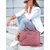 LAIK Premium PU Leather Handbags for Women  Crossbody Bags for Women  Top Handle Shoulder Bag  Trendy Handbag for Women  Adjustable  Detachable Sling Strap Pink