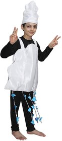 Kaku Fancy Dresses Nature Theme Cloud Costume -White  Black, For Boys  Girls