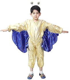 Kaku Fancy Dresses Fairytales Costume Butterfly Dress Costume, Yellow Butterfly Insect Costume For Boys
