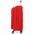 Timus Salsa Plus 68 cm with Soft Spinner Wheels, Medium Cabin Size Travel Luggage with TSA Lock Red
