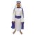 Kaku Fancy Dresses Mother Mary Christmas Day Costume -White  Blue / Wiseman King Robe, Mother Mary, Shephard For Girls