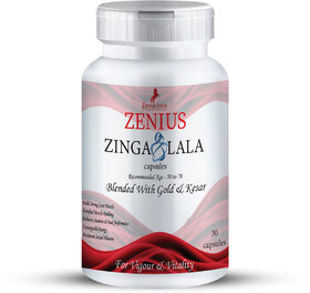 Zenius Zinga Lala Capsules  Ling Mota Lamba Capsule for 50 to 70 Age Group Men