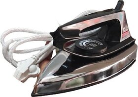MYCHETAN 750 Watt Dry Iron - 5 Fabric Settings, 1.8m Cord for Easy Ironing
