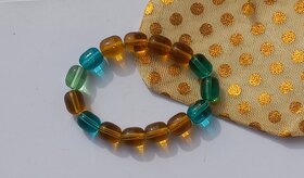 Bracelets with Blue,Green, Yellow Beat