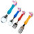 Stainless Steel Cartoon Design Spoon  Fork Cutlery Set (2 Spoons + 2 Forks) Perfect for Gifting (Multicolor) - Set of 4