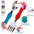 Stainless Steel Cartoon Design Spoon  Fork Cutlery Set (2 Spoons + 2 Forks) Perfect for Gifting (Multicolor) - Set of 4