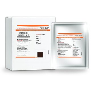 D-Fibroheal Ag Foam Adhesive 10x 10cm