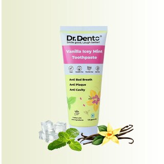 Dr. Dento Vanilla Icy Mint Toothpaste 125gm