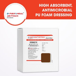 D- Fibroheal Ag Foam 20 x 20cm