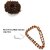 Natural 13 mukhi rudraksha shiv beads For lab certificate Wood With Rudraksha Mala with Golden Cap Men  Women