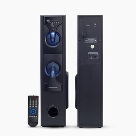 Digimate DG-TS01 60W Bluetooth Tower Speaker Wooden Cabinet, 5.25