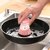 Plastic Cleaning Brush with Liquid Soap Dispenser with Stand for Kitchen Sink Washbasin, Kitchen Cleaning Brush Scrubber