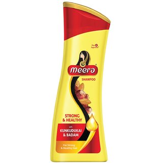 Meera Strong  Healthy Shampoo With Kunkudukai  Badam 180ml