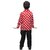Kaku Fancy Dresses Polka Dot Shirt Western Costume for Boys, (Red  White)