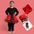 Kaku Fancy Dresses Tu Tu Skirt Costume -Red, For Girls