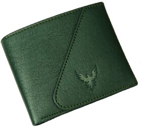 Goldalpha Green Faux Leather Men Casual, Ethnic, Evening/Party, Formal, Travel, Trendy Green