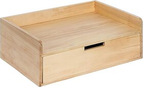 Khusubhdecor Wooden Single Drawer Use For Wall Decor  Flower Stand  Book Stand  Wifi Stand  Remote Stand  Etc