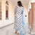 SVB White Printed Kurta Set
