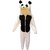 Kaku Fancy Dresses Panda/Polar Bear International Animal Costume For Kids - White  Black  Animal Fancy Dress For Boys