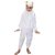 Kaku Fancy Dresses Calf Farm Animal Costume For Kids - White  Animal Fancy Dress For Boys  Girls