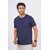 Redline Mens Black Solid 100% Cotton Round Neck T-Shirt