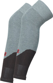 Brimba H2 White Cotton Over the Knee Socks For Unisex